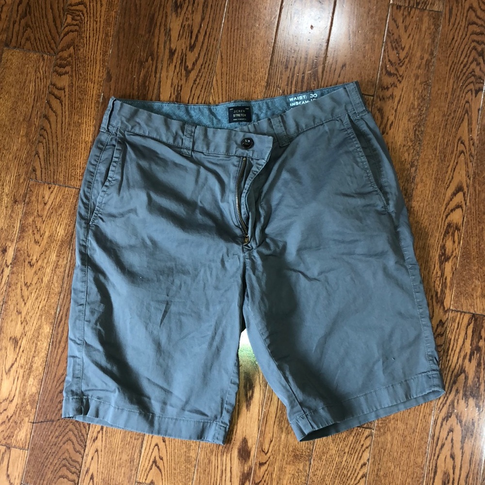 Jcrew grey stretch shorts waist 30, inseam 10.5